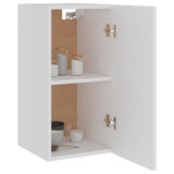 Hanging Cabinet Lyon White 29.5x31x60 cm Engineered Wood - Top-Down View