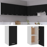 Hanging Cabinet Lyon Black 29.5x31x60 cm Engineered Wood - Front View