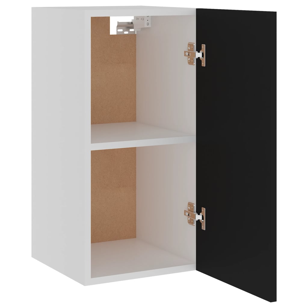Hanging Cabinet Lyon Black 29.5x31x60 cm Engineered Wood
