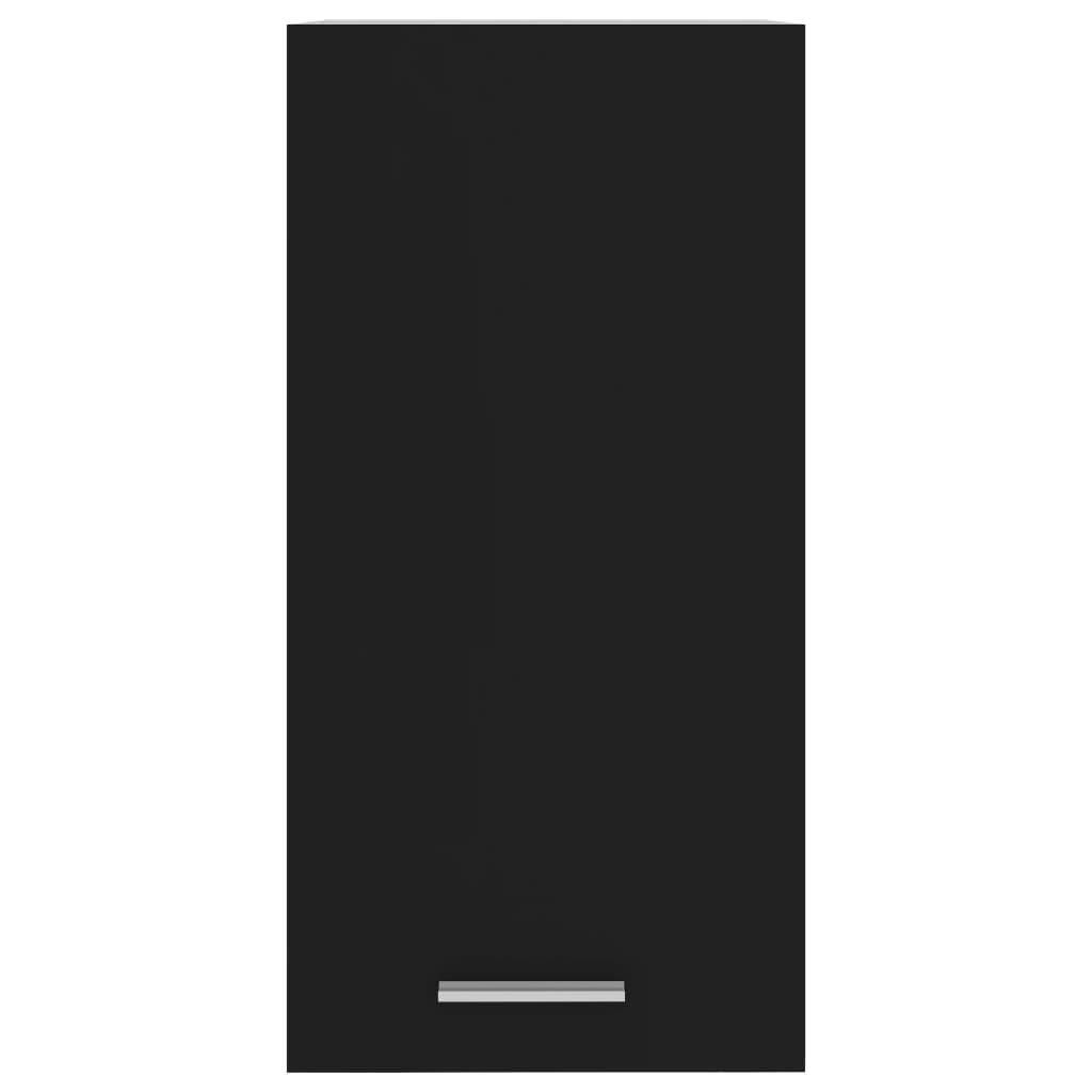 Hanging Cabinet Lyon Black 29.5x31x60 cm Engineered Wood