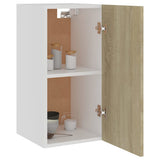 Hanging Cabinet Sonoma Oak 29.5x31x60 cm Engineered Wood - Top-Down View