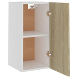 Hanging Cabinet Sonoma Oak 29.5x31x60 cm Engineered Wood - Rear View