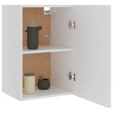 Hanging Cabinet Lyon White 39.5x31x60 cm Engineered Wood - 45-Degree Angle