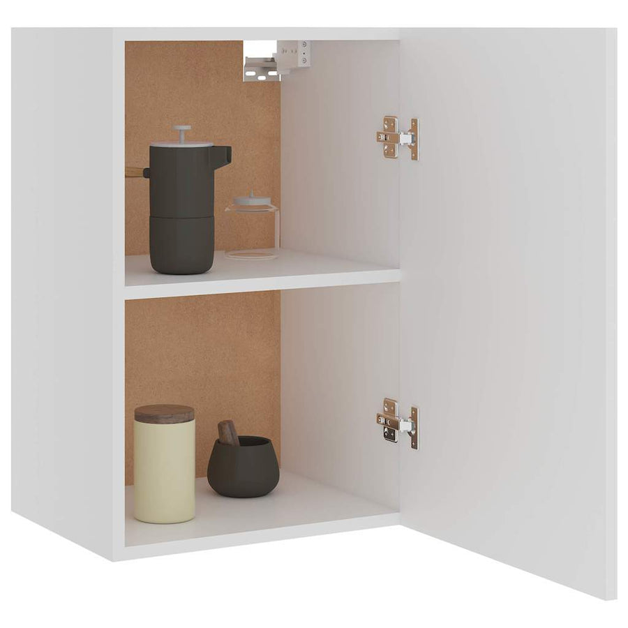 Hanging Cabinet Lyon White 39.5x31x60 cm Engineered Wood