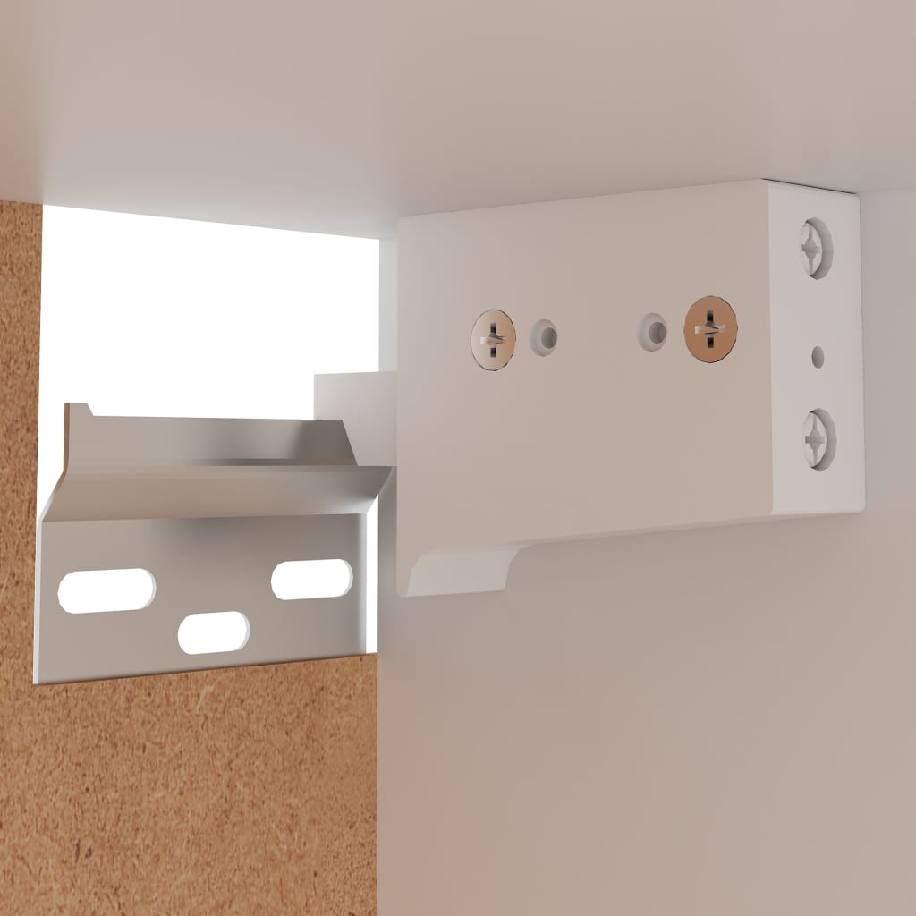 Hanging Cabinet Lyon White 39.5x31x60 cm Engineered Wood