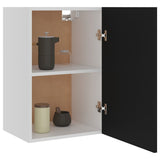 Hanging Cabinet Lyon Black 39.5x31x60 cm Engineered Wood - Top-Down View