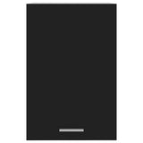 Hanging Cabinet Lyon Black 39.5x31x60 cm Engineered Wood - Close-Up Angle