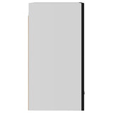Hanging Cabinet Lyon Black 39.5x31x60 cm Engineered Wood