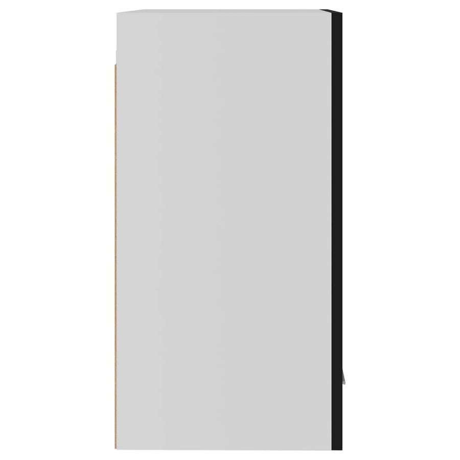 Hanging Cabinet Lyon Black 39.5x31x60 cm Engineered Wood