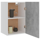 Hanging Cabinet Lyon Concrete Grey 39.5x31x60 cm Engineered Wood - Top-Down View