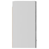 Hanging Cabinet Lyon Concrete Grey 39.5x31x60 cm Engineered Wood - Low Angle