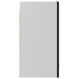 Hanging Cabinet Lyon High Gloss Black 39.5x31x60 cm Engineered Wood