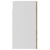 Hanging Cabinet Sonoma Oak 50x31x60 cm Engineered Wood - Low Angle