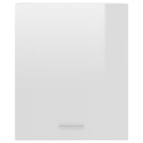 Hanging Cabinet Lyon High Gloss White 50x31x60 cm Engineered Wood - Close-Up Angle