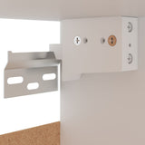 Hanging Cabinet Lyon High Gloss White 50x31x60 cm Engineered Wood - Extra Image
