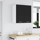 Hanging Cabinet Lyon Black 60x31x60 cm Engineered Wood - Side View