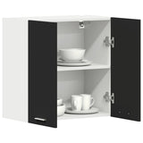 Hanging Cabinet Lyon Black 60x31x60 cm Engineered Wood - Top-Down View