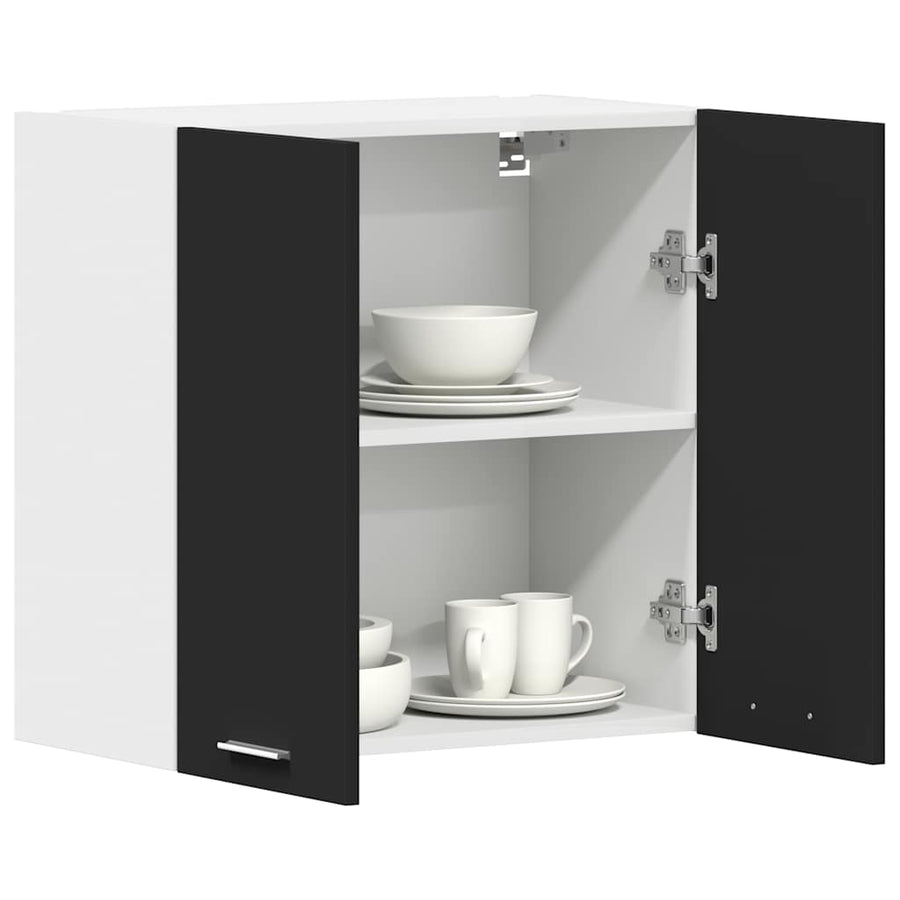 Hanging Cabinet Lyon Black 60x31x60 cm Engineered Wood