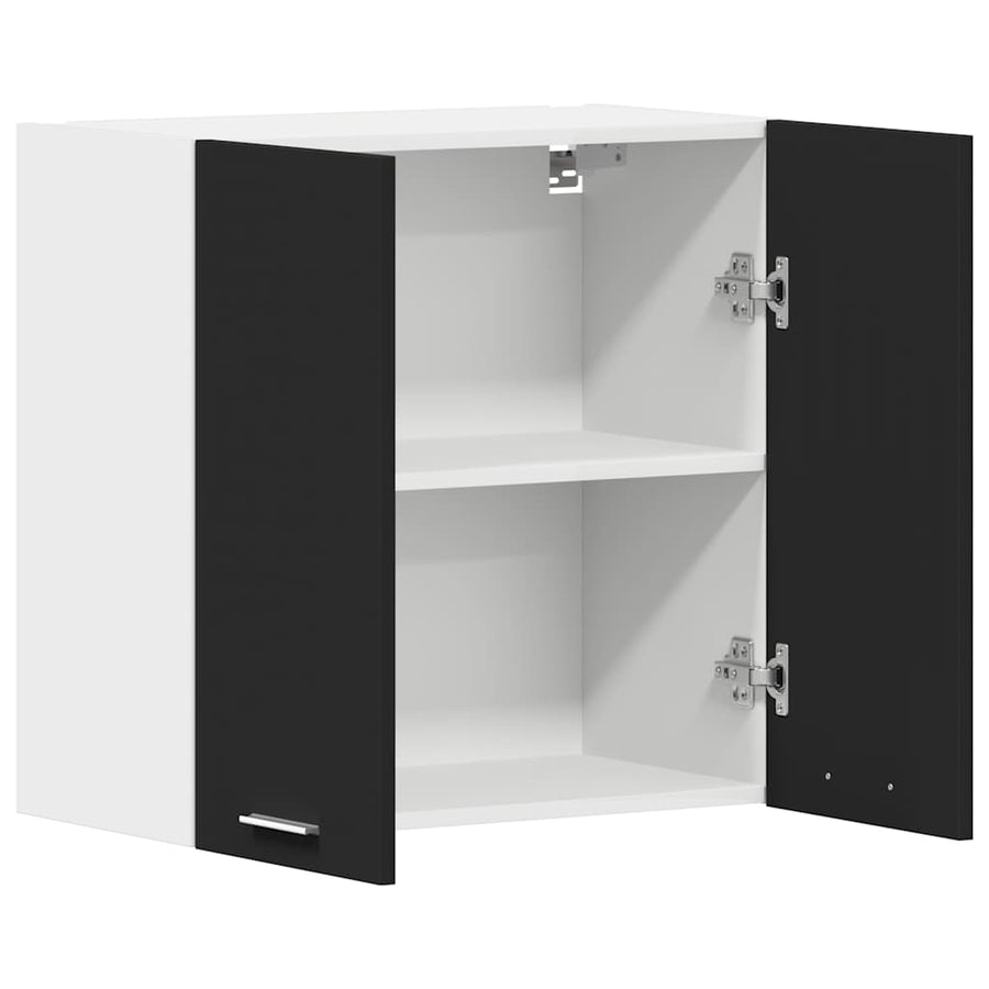 Hanging Cabinet Lyon Black 60x31x60 cm Engineered Wood
