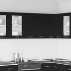 Hanging Cabinet Lyon Black 60x31x60 cm Engineered Wood