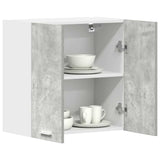 Hanging Cabinet Lyon Concrete Grey 60x31x60 cm Engineered Wood - Top-Down View