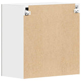 Hanging Cabinet Lyon Concrete Grey 60x31x60 cm Engineered Wood - Low Angle