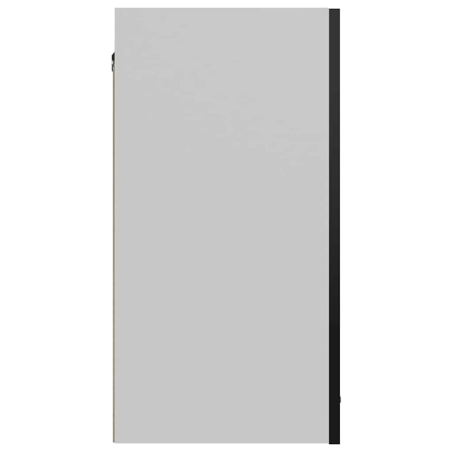 Hanging Cabinet Lyon High Gloss Black 60x31x60 cm Engineered Wood