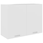Hanging Cabinet Lyon White 80x31x60 cm Engineered Wood