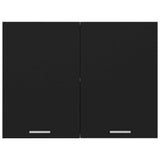 Hanging Cabinet Lyon Black 80x31x60 cm Engineered Wood