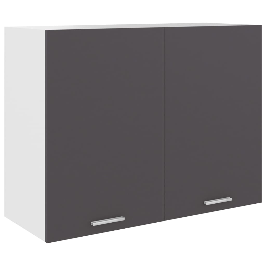 Hanging Cabinet Lyon Grey 80x31x60 cm Engineered Wood