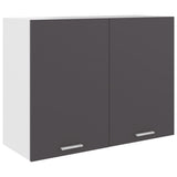 Hanging Cabinet Lyon Grey 80x31x60 cm Engineered Wood