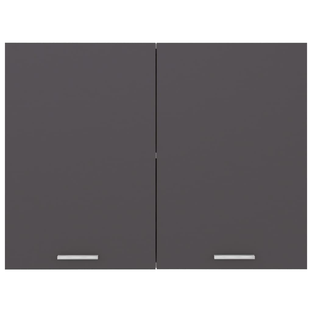 Hanging Cabinet Lyon Grey 80x31x60 cm Engineered Wood