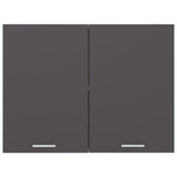Hanging Cabinet Lyon Grey 80x31x60 cm Engineered Wood