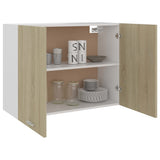 Hanging Cabinet Sonoma Oak 80x31x60 cm Engineered Wood - Top-Down View
