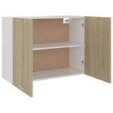 Hanging Cabinet Sonoma Oak 80x31x60 cm Engineered Wood - 45-Degree Angle