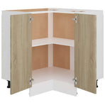 Corner Bottom Cabinet "Lyon" Sonoma Oak 75.5x75.5x81.5 cm