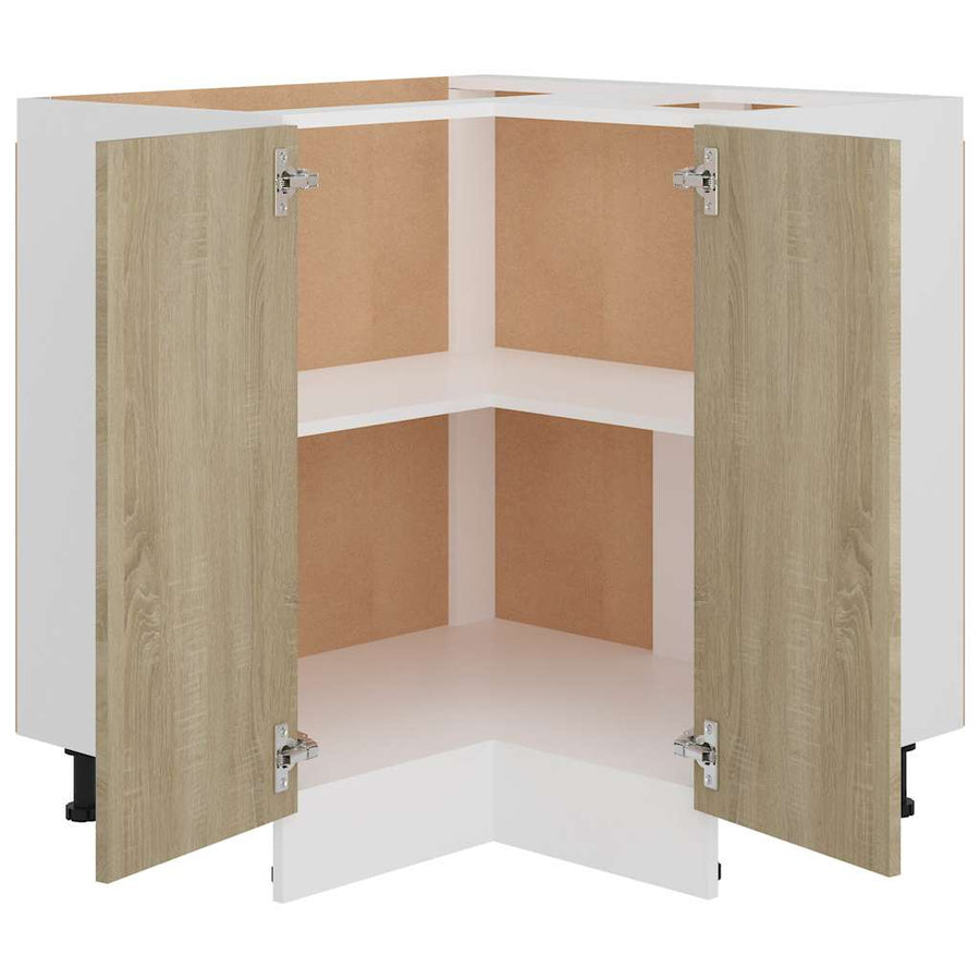 Corner Bottom Cabinet "Lyon" Sonoma Oak 75.5x75.5x81.5 cm