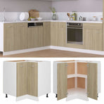 Corner Bottom Cabinet "Lyon" Sonoma Oak 75.5x75.5x81.5 cm