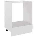Oven Cabinet Lyon White 60x46x81.5 cm Engineered Wood