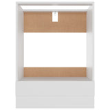 Oven Cabinet Lyon White 60x46x81.5 cm Engineered Wood