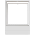 Oven Cabinet Lyon White 60x46x81.5 cm Engineered Wood
