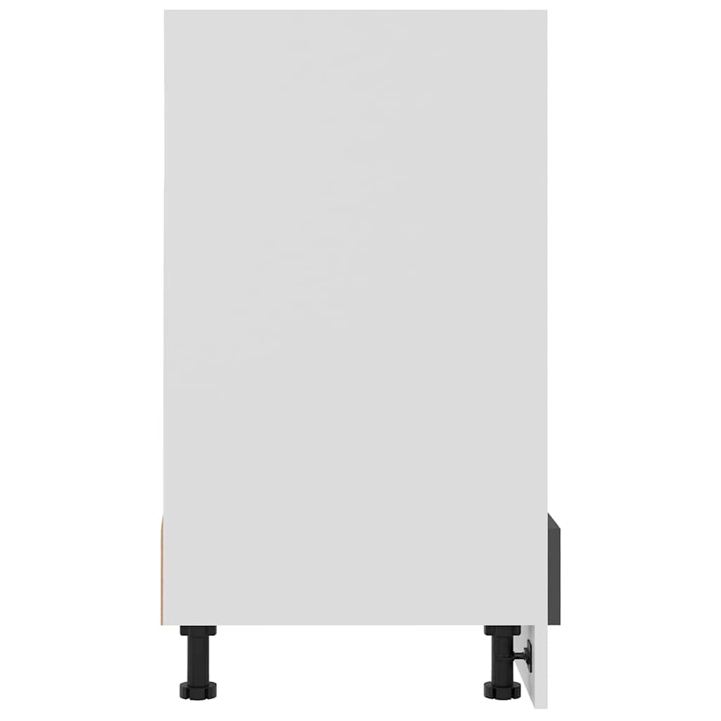 Oven Cabinet Lyon Grey 60x46x81.5 cm Engineered Wood