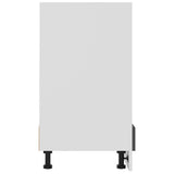 Oven Cabinet Lyon Grey 60x46x81.5 cm Engineered Wood