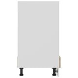 Oven Cabinet Lyon Sonoma Oak 60x46x81.5 cm Engineered Wood - 45-Degree Angle