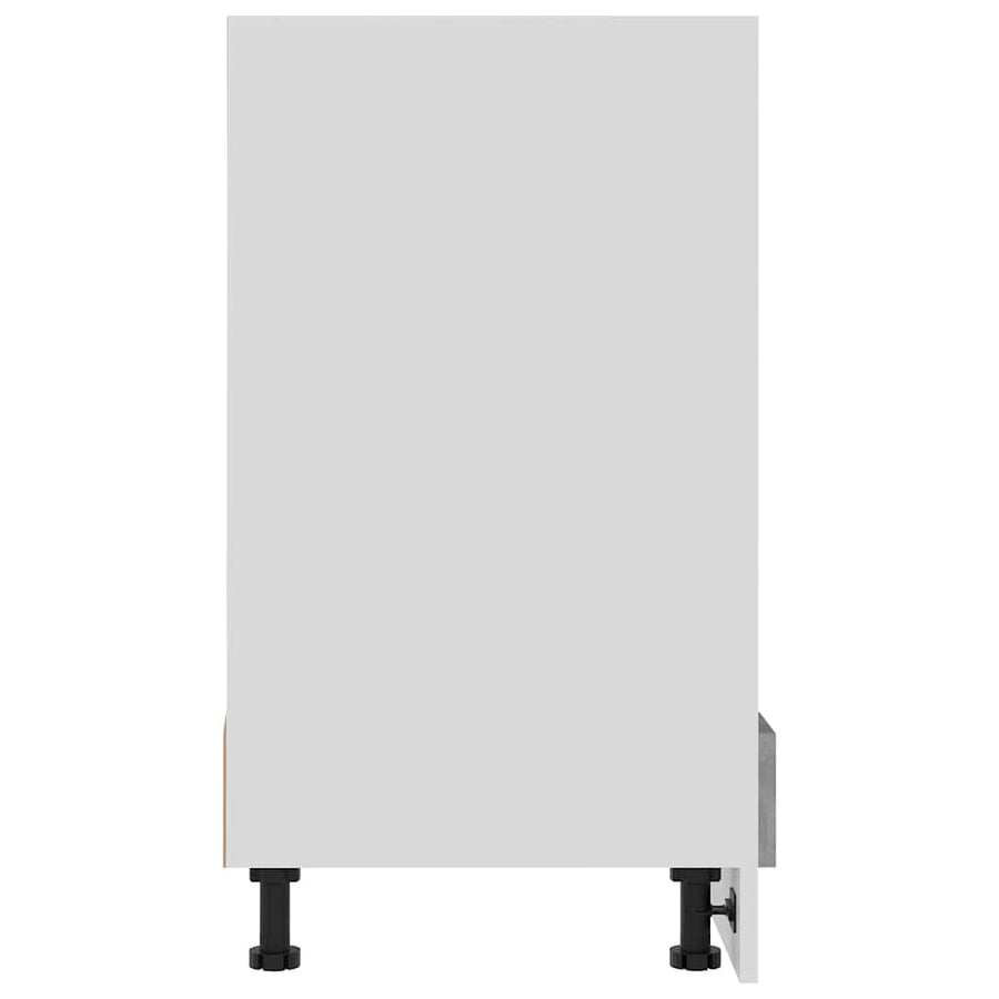 Oven Cabinet Lyon Concrete Grey 60x46x81.5 cm Engineered Wood