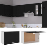 Hanging Cabinet Lyon Black 60x31x40 cm Engineered Wood - Front View
