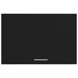 Hanging Cabinet Lyon Black 60x31x40 cm Engineered Wood - Rear View