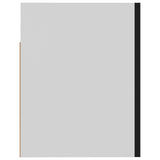 Hanging Cabinet Lyon Black 60x31x40 cm Engineered Wood - Close-Up Angle