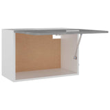 Hanging Cabinet Concrete Grey 60x31x40 cm Engineered Wood - 45-Degree Angle