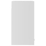 Hanging Glass Cabinet Lyon White 60x31x60 cm Engineered Wood
